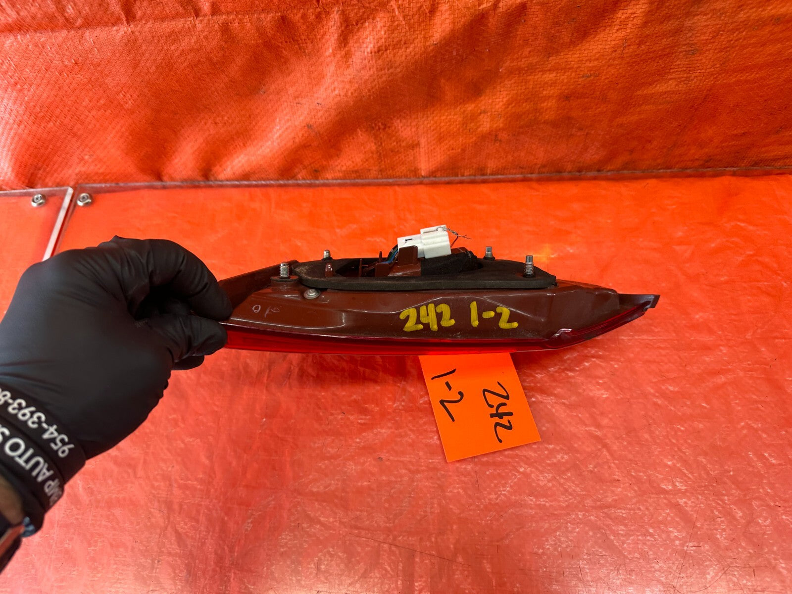 14 15 INFINITI Q50   DRIVER LEFT TRUNK MOUNTED   INNER TAIL LIGHT LAMP OEM #2427