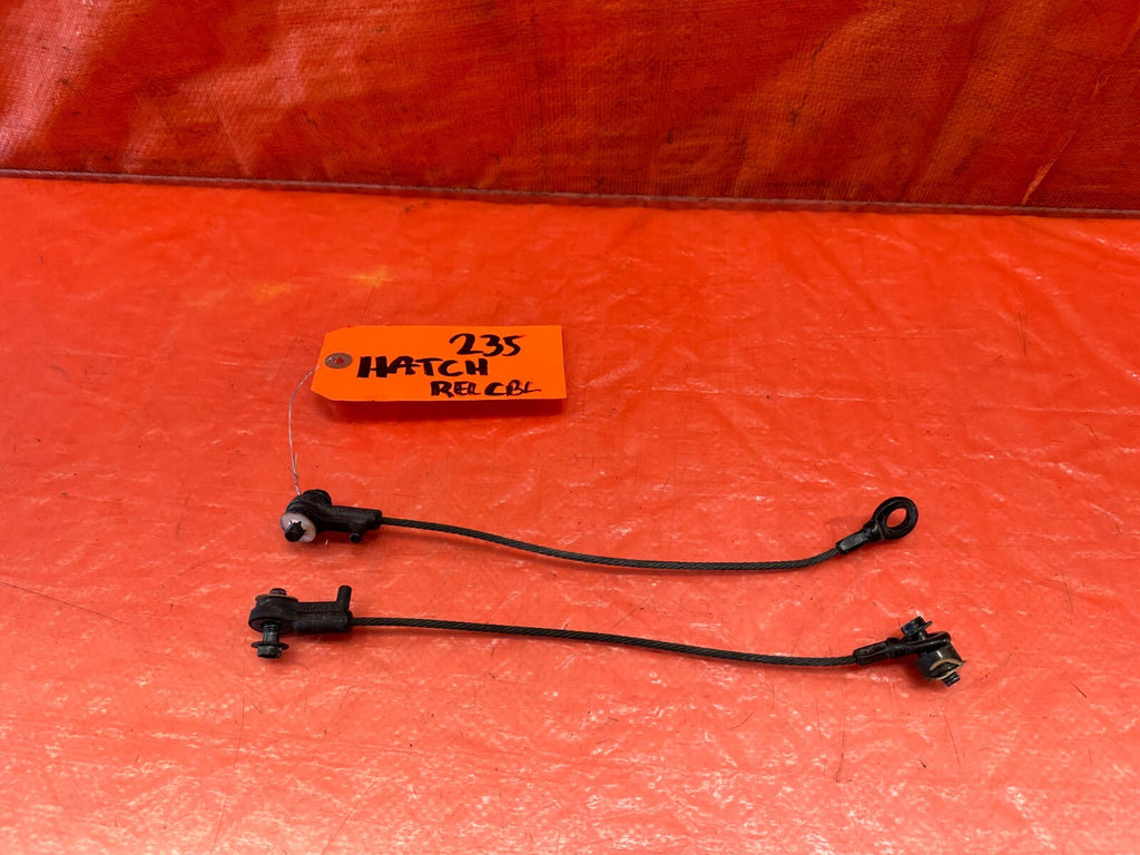 92 95 HONDA CIVIC HATCHBACK   LEFT & RIGHT TAILGATE SUPPORT CABLES   OEM #2350