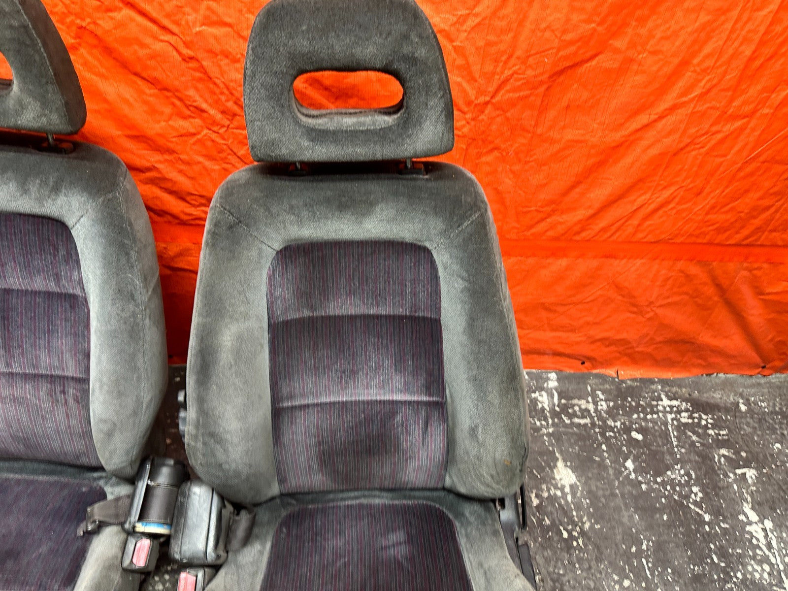 90-93 ACURA INTEGRA DA B17A1 GSR FRONT SEATS PAIR LEFT DRIVER RIGHT PASS OEM 16012