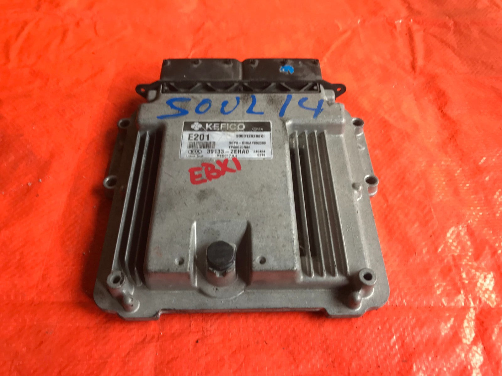 OEM 2014 14 KIA SOUL ENGINE COMPUTER ECU ECM EBX   PART # 39133 2EHA00