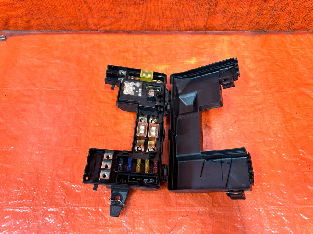 90 91 HONDA CIVIC HATCHBACK   EXTERIOR ENGINE BAY FUSE BOX COVER LID DIAGRAM 3254