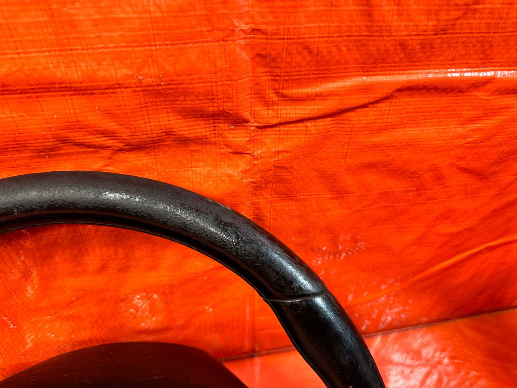 08 15 INFINITI G37 & Q60 2D COUPE   STEERING WHEEL   BLACK LEATHER WRAP OEM 3207