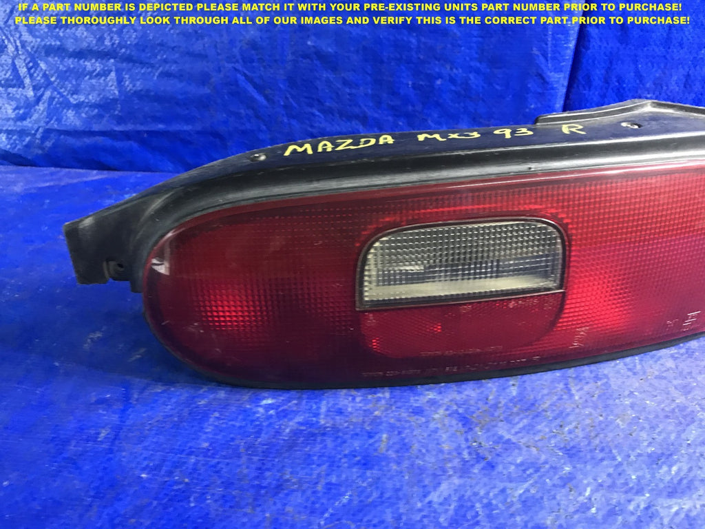 OEM 1992 1993 1994 1995 1996 MAZDA MX 3 PASSENGER RIGHT TAIL LIGHT R RH4