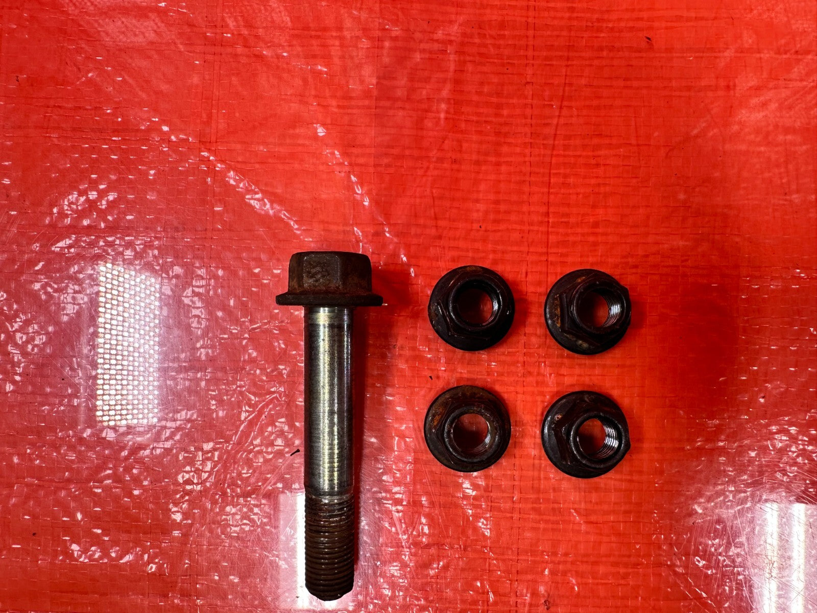 02 06 ACURA RSX   SINGLE REAR SHOCK BOLTS NUTS HARDWARE   OEM FACTORY #2714