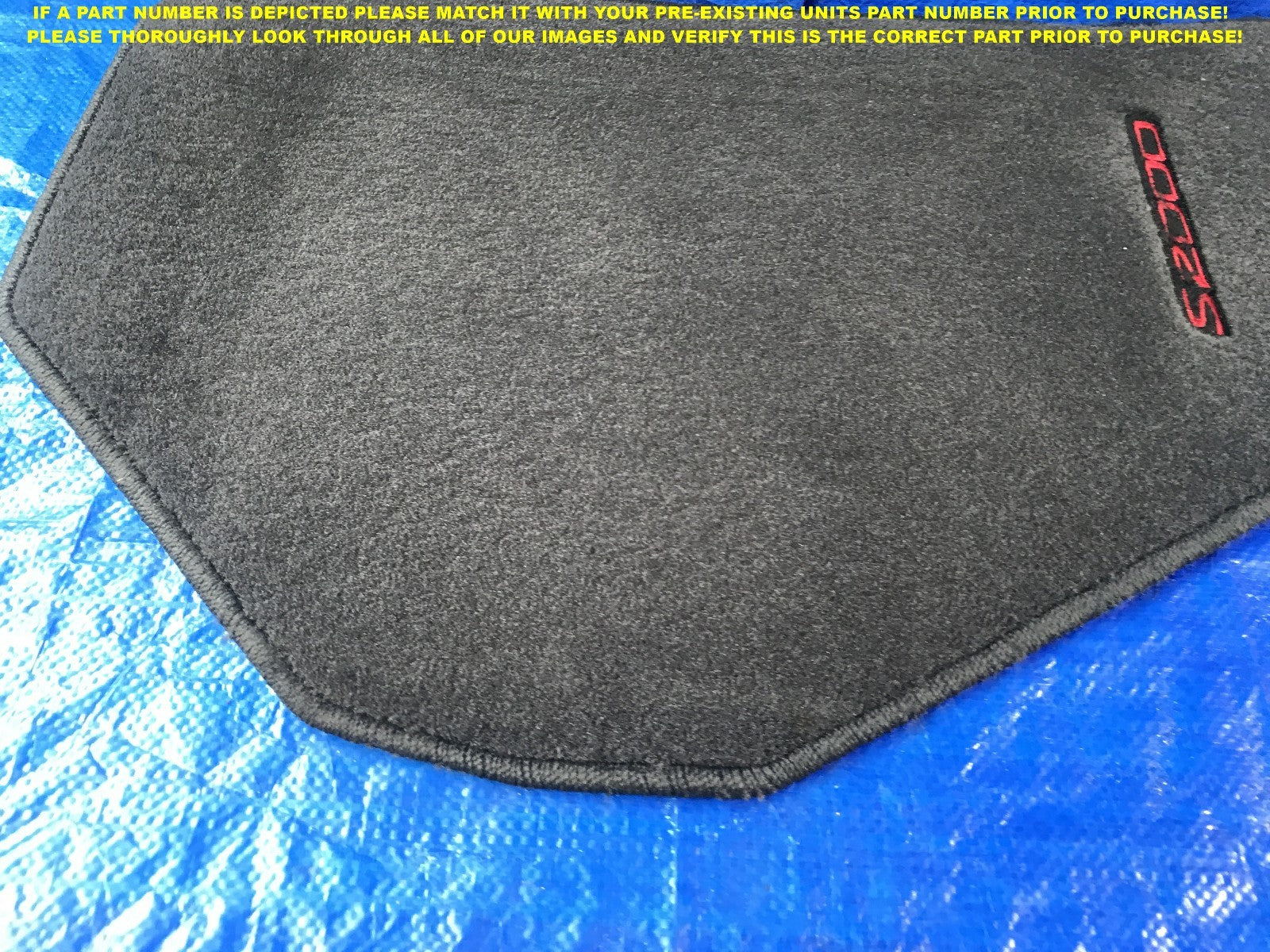 OEM 2004 2005 04 05 HONDA S2000 PASSENGER RIGHT FRONT FLOOR MAT2