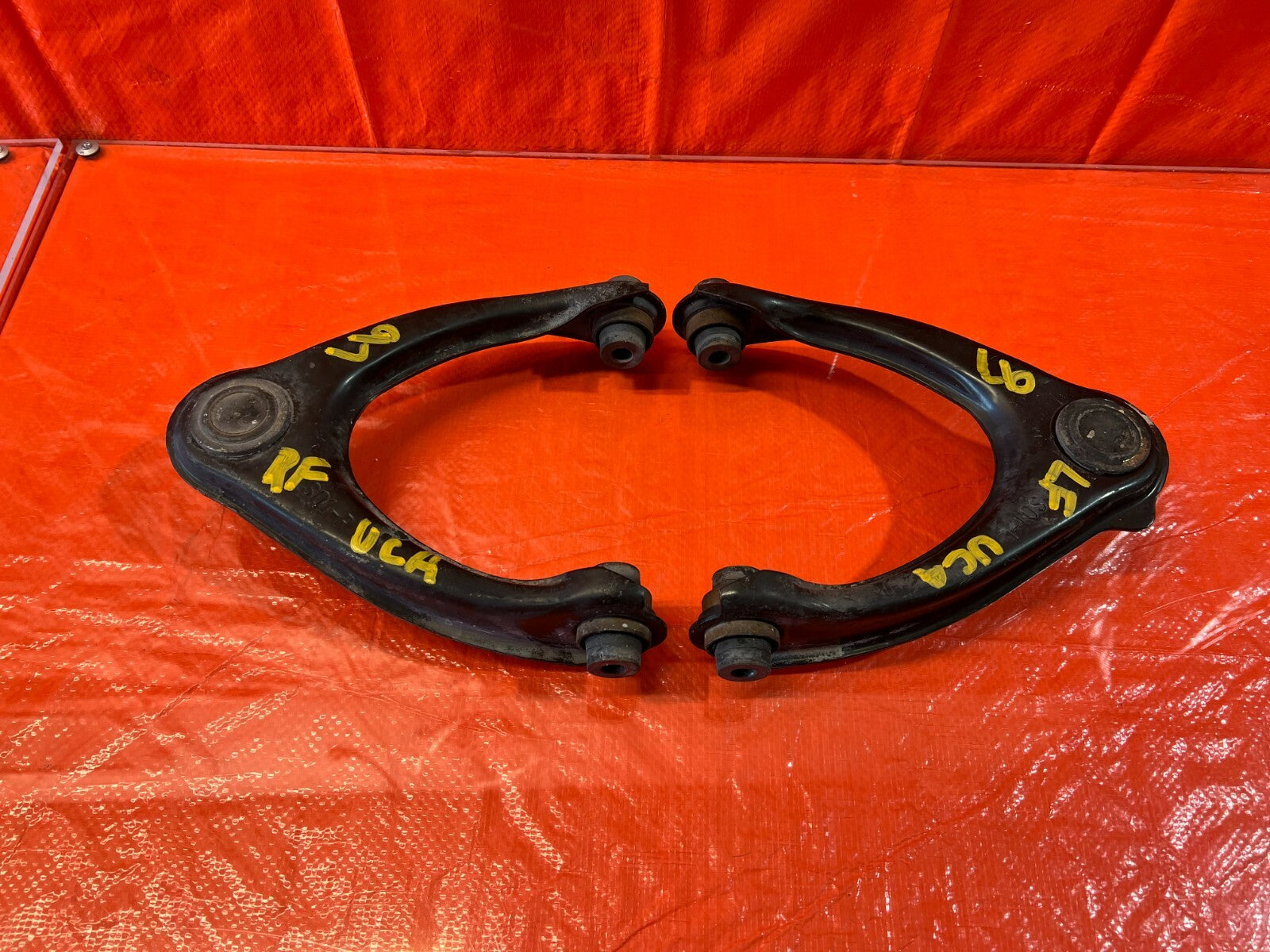 96 00 HONDA CIVIC   FRONT UPPER CONTROL ARMS   LEFT & RIGHT ARM SET   OEM #970
