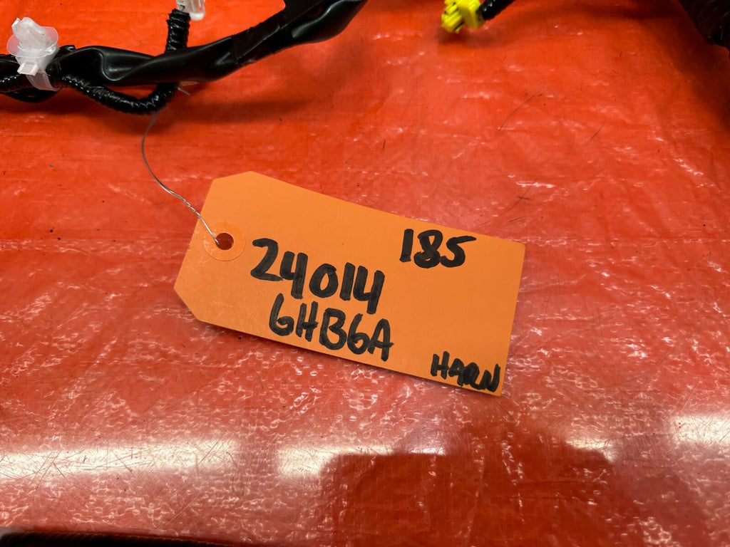 16 17 INFINITI Q50 RED SPORT 400 INTERIOR FLOOR BODY HARNESS 24014 6HB6A   #1858