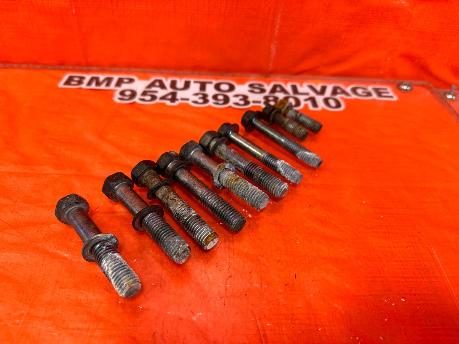 08 15 INFINITI G37 Q60 6 SPEED MANUAL TRANSMISSION BELL HOUSING BOLTS OEM #2450