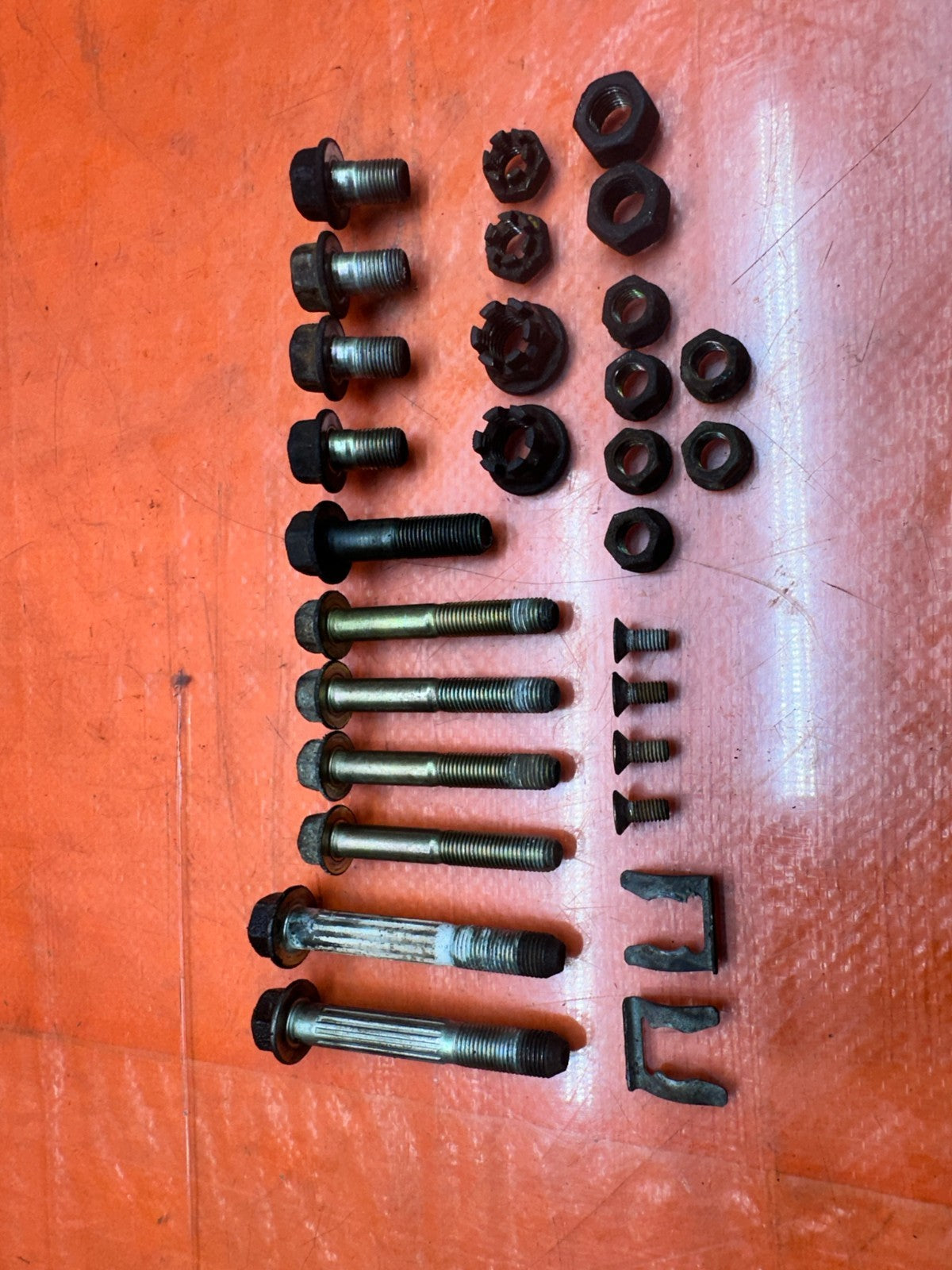 97 01 HONDA PRELUDE 2.2L FRONT UPPER LOWER CONTROL ARM BOLTS HARDWARE OEM #3354