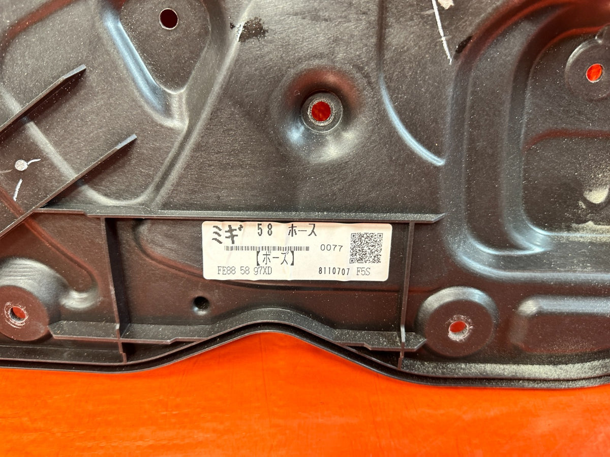 04-11 MAZDA RX8 RX-8 - RIGHT DOOR INSERT CARRIER HOUSING - OEM FACTORY #3035