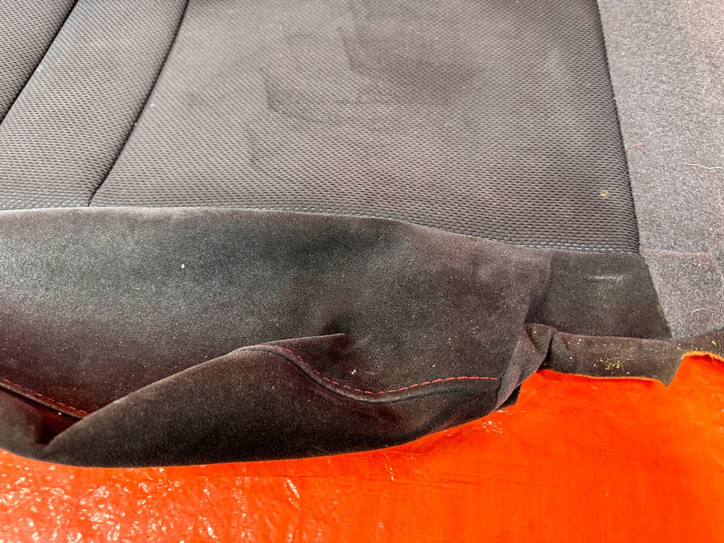 06 11 HONDA CIVIC SI DRIVER LEFT FRONT UPPER SEAT SKIN CLOTH FABRIC COVER OEM 873