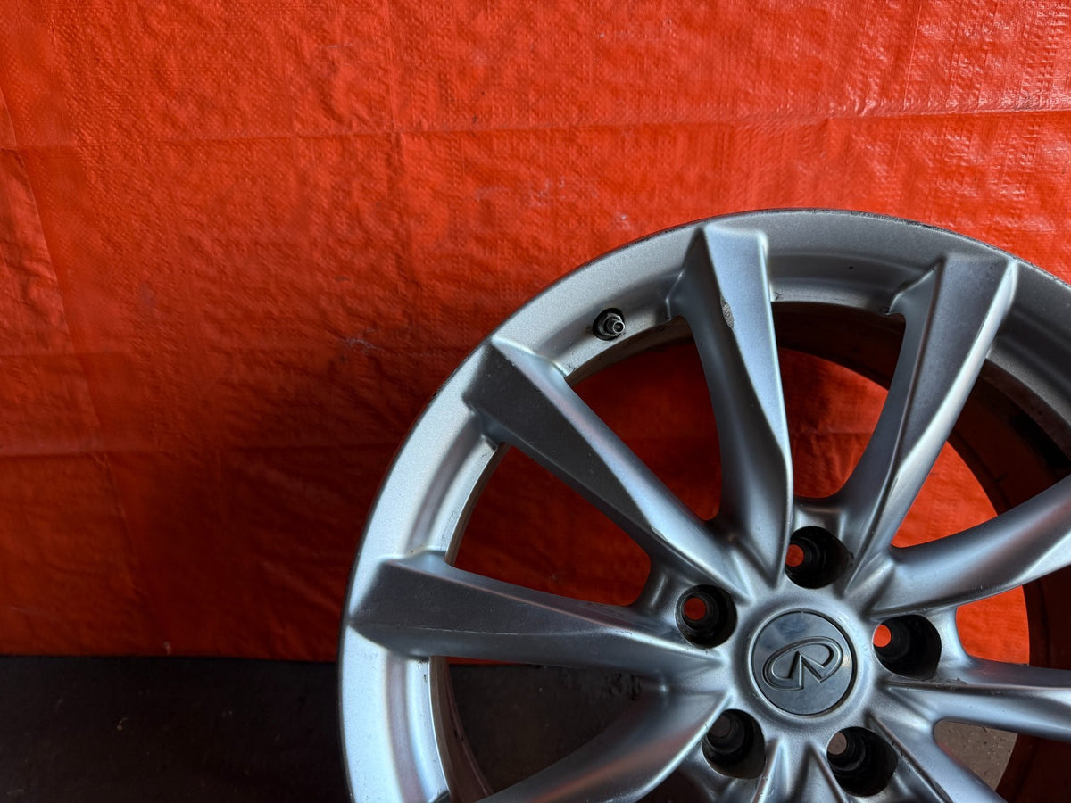 08-15 INFINITI G37 Q60 - 10 SPOKE - 18 INCH - FRONT WHEEL RIM - OEM #310-15