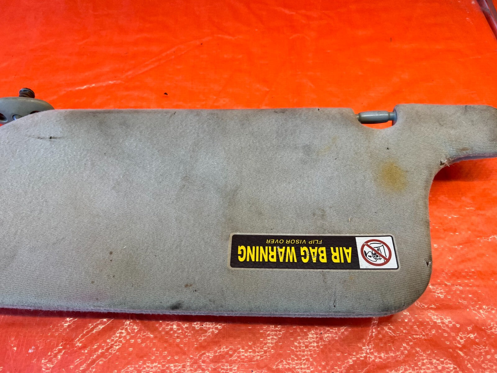 96 00 HONDA CIVIC   SUN VISOR   PASSENGER RIGHT SIDE   GRAY   OEM #130  WEAR5