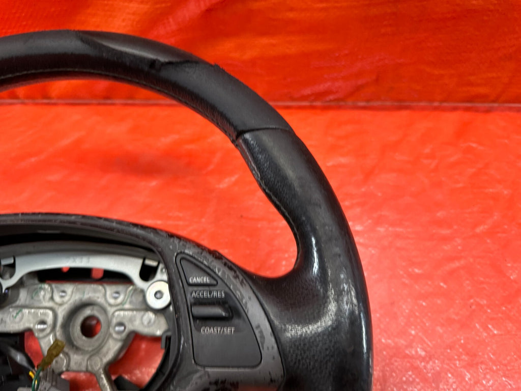 08 15 INFINITI G37 & Q60    2D COUPE  STEERING WHEEL   WEAR READ DESC   OEM #1887