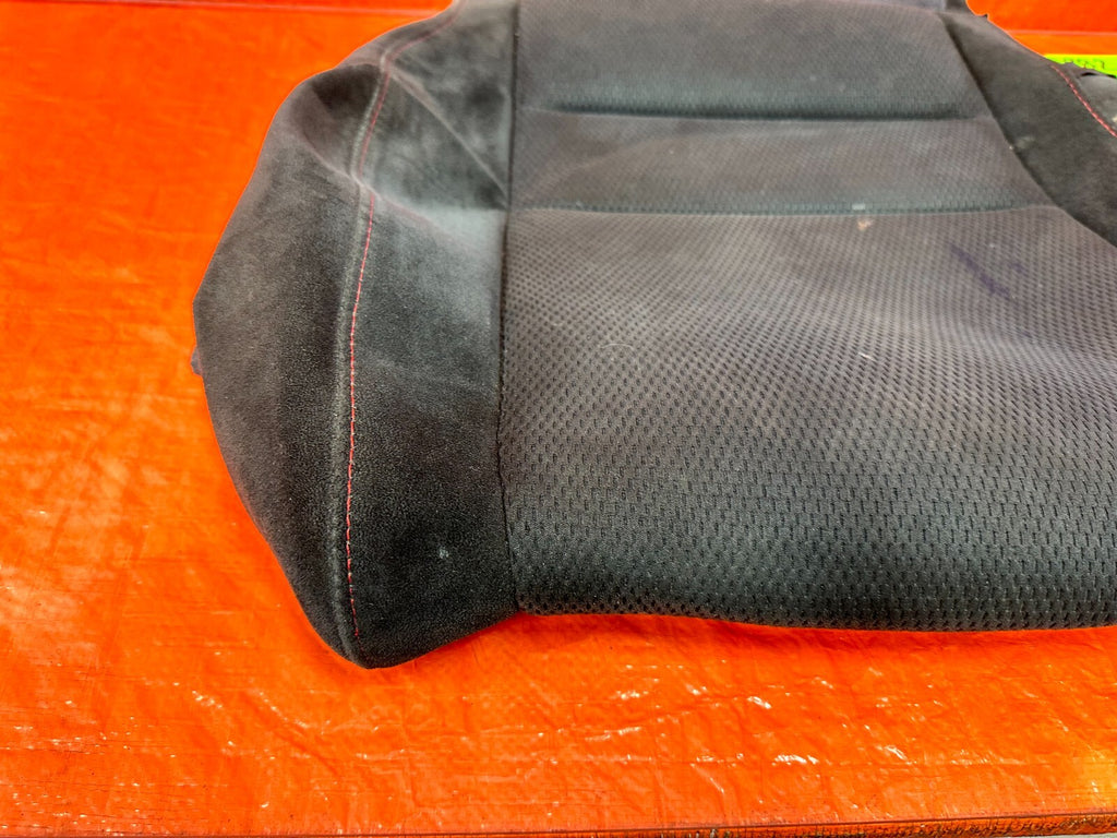 06 11 HONDA CIVIC SI RIGHT FRONT LOWER SEAT SKIN CLOTH FABRIC COVER OEM #2822