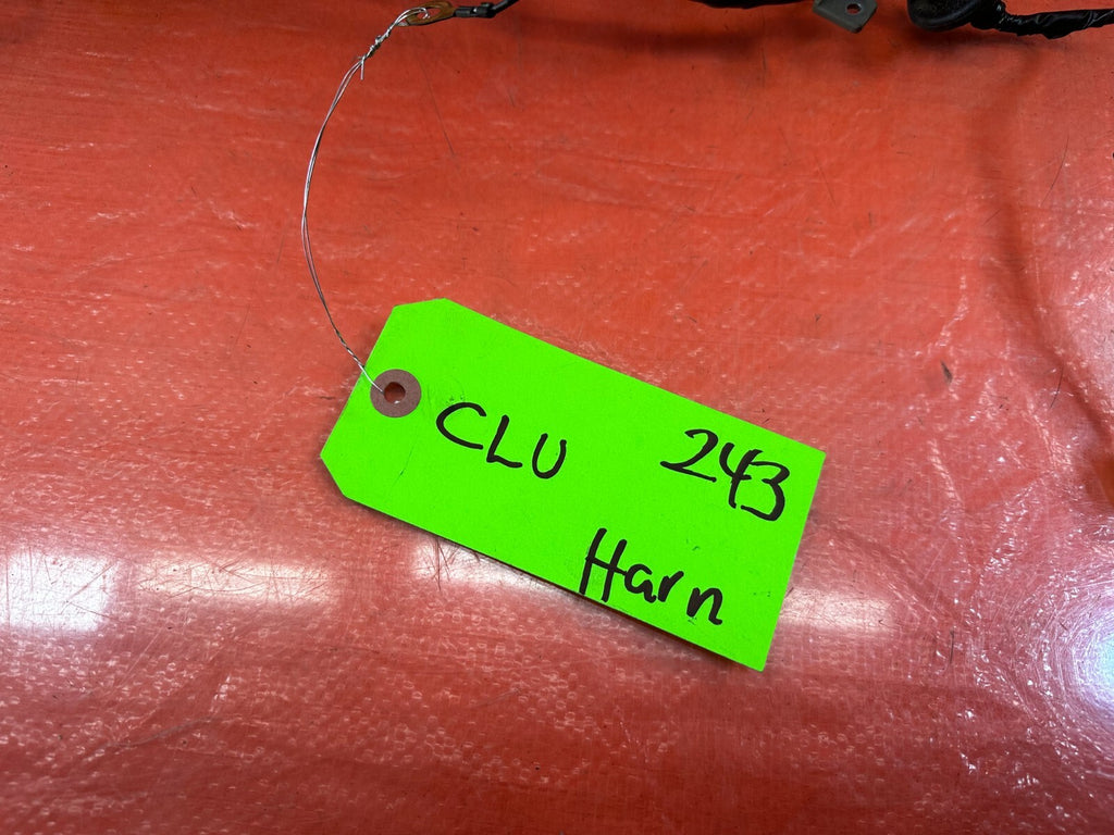 1989 89 HONDA CRX DX MANUAL INSTRUMENT GAUGE CLUSTER WIRING HARNESS WIRE LOOM 438