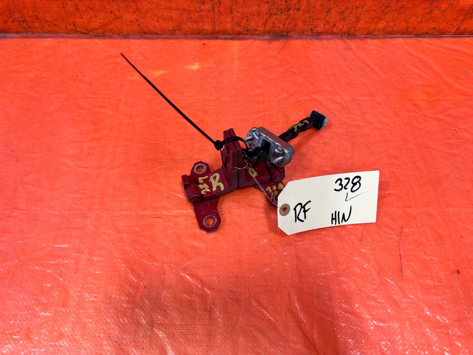 08 15 INFINITI G37 & Q60 COUPE DOOR CHECKER W/ BOTH DOOR HINGES RIGHT   OEM 3280