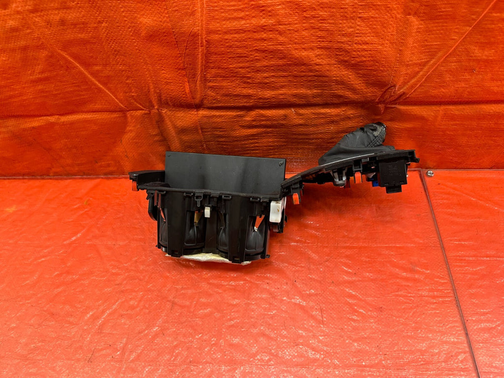 09 14 ACURA TSX   MANUAL   SHIFTER CONSOLE TRIM BEZEL W/ BOOT & CUP HOLDER  #2337