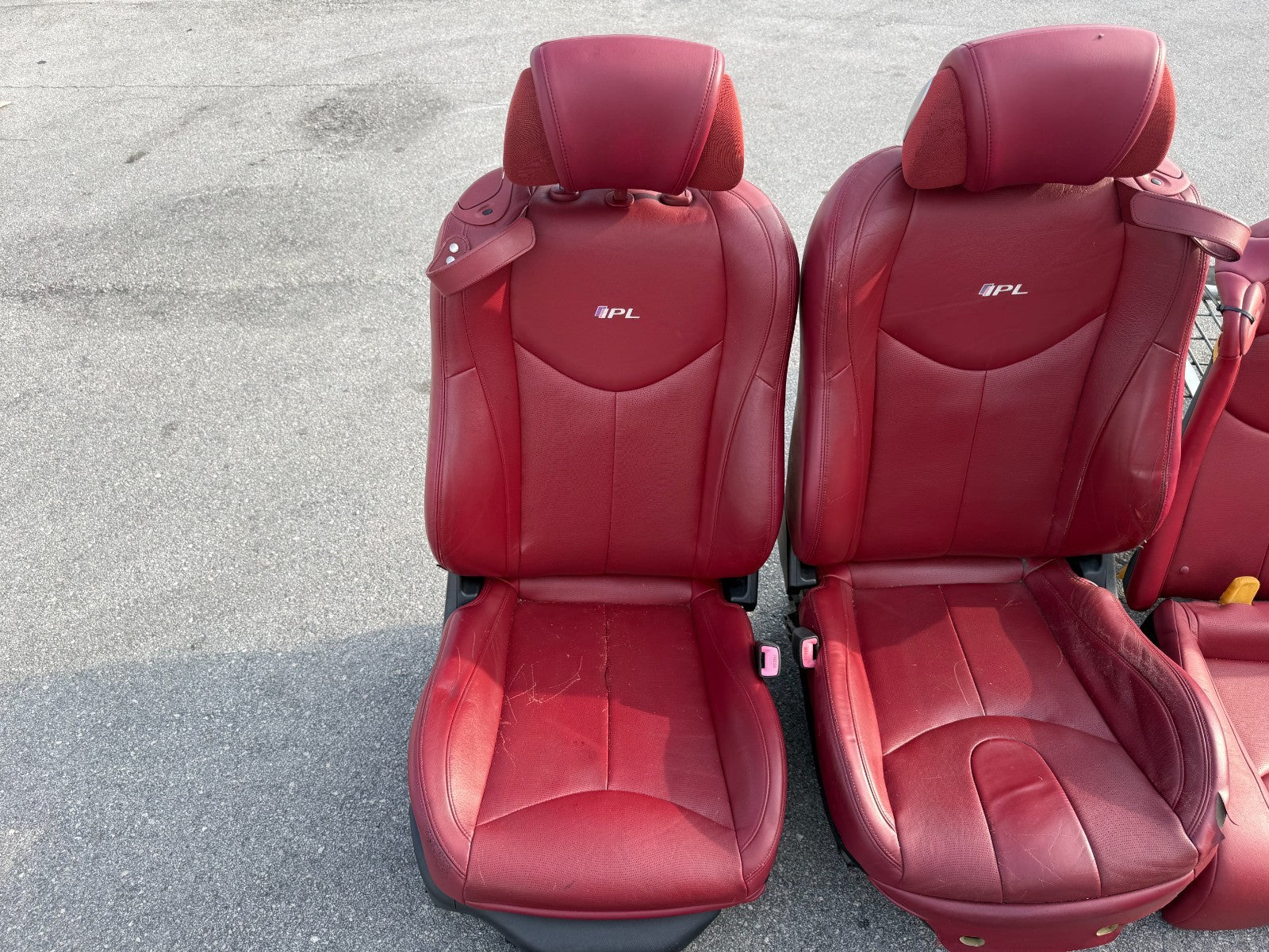 INFINITI G37 Q60 CONVERTIBLE IPL EDITION FRONT SEATS REAR SEATS DOOR PANELS OEM2