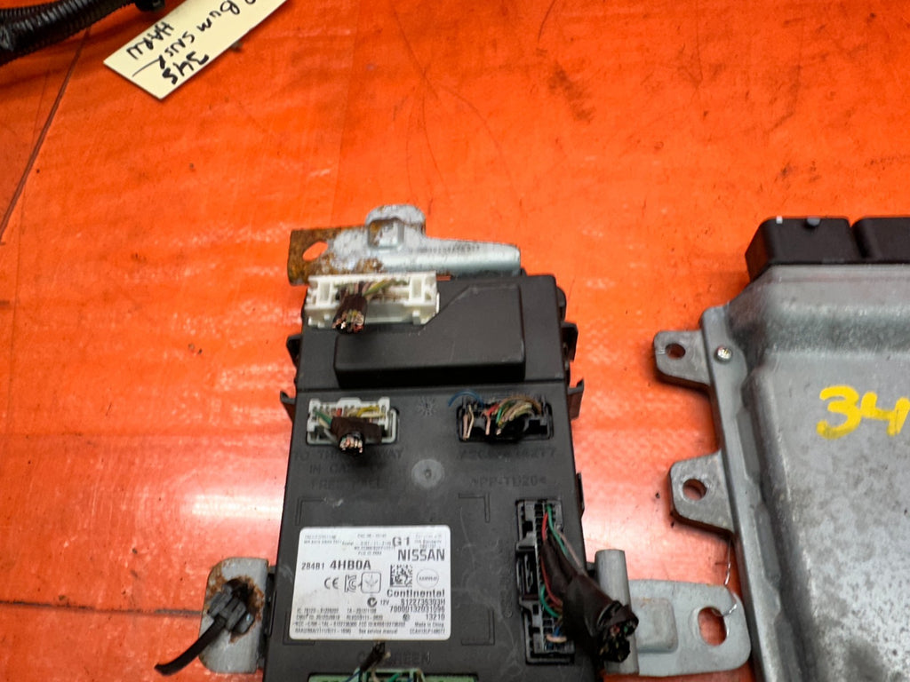 14-15 INFINITI Q50 3.7L AWD ECU BCM KEY SET IMMOBILIZER 284BA-4HB0A BEM394-00 #38