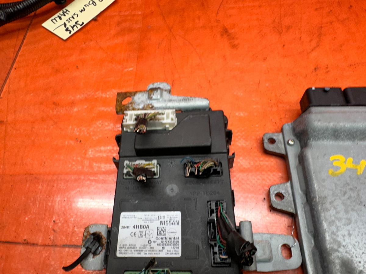 14-15 INFINITI Q50 3.7L AWD ECU BCM KEY SET IMMOBILIZER 284BA-4HB0A BEM394-00 #38