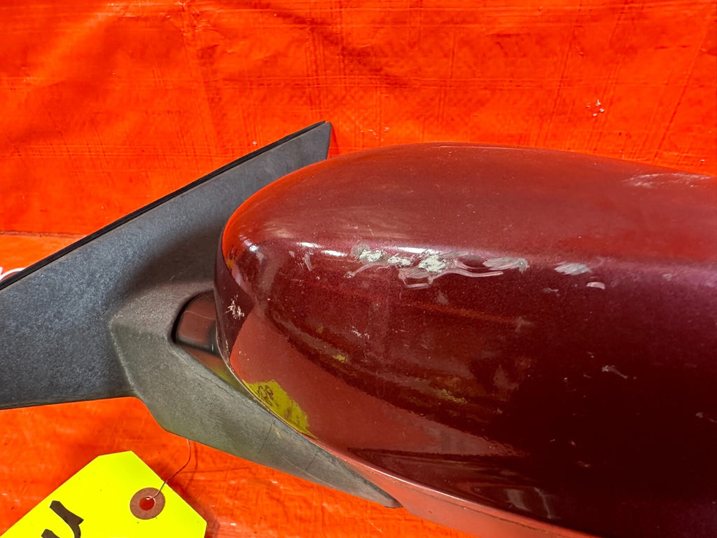 08 12 HONDA ACCORD SEDAN DRIVER LEFT EXTERIOR SIDE VIEW MIRROR RUBY RED OEM #2515
