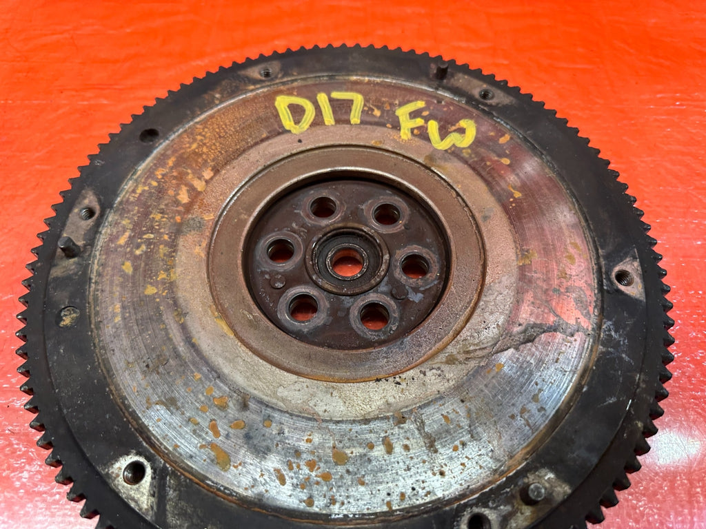 01 05 HONDA CIVIC D17 SOHC 5 SPEED MANUAL STICK SHIFT FLYWHEEL OEM FACTORY  #D176