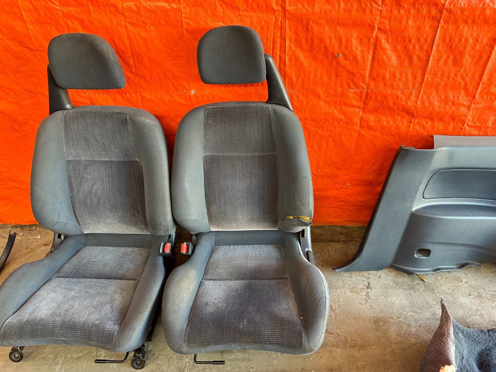 92 95 HONDA CIVIC HATCHBACK EG BLUE INTERIOR CONVERSION SEATS DOOR PANELS DASH6