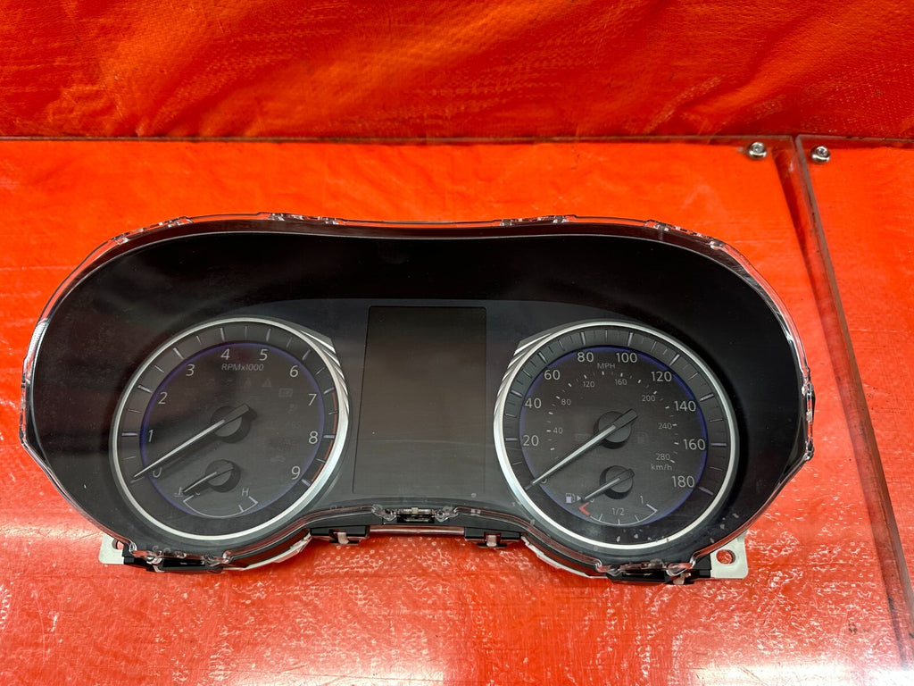 2016 16 INFINITI Q50   3.0L TURBO ONLY   INSTRUMENT GAUGE CLUSTER SPEEDO #2154