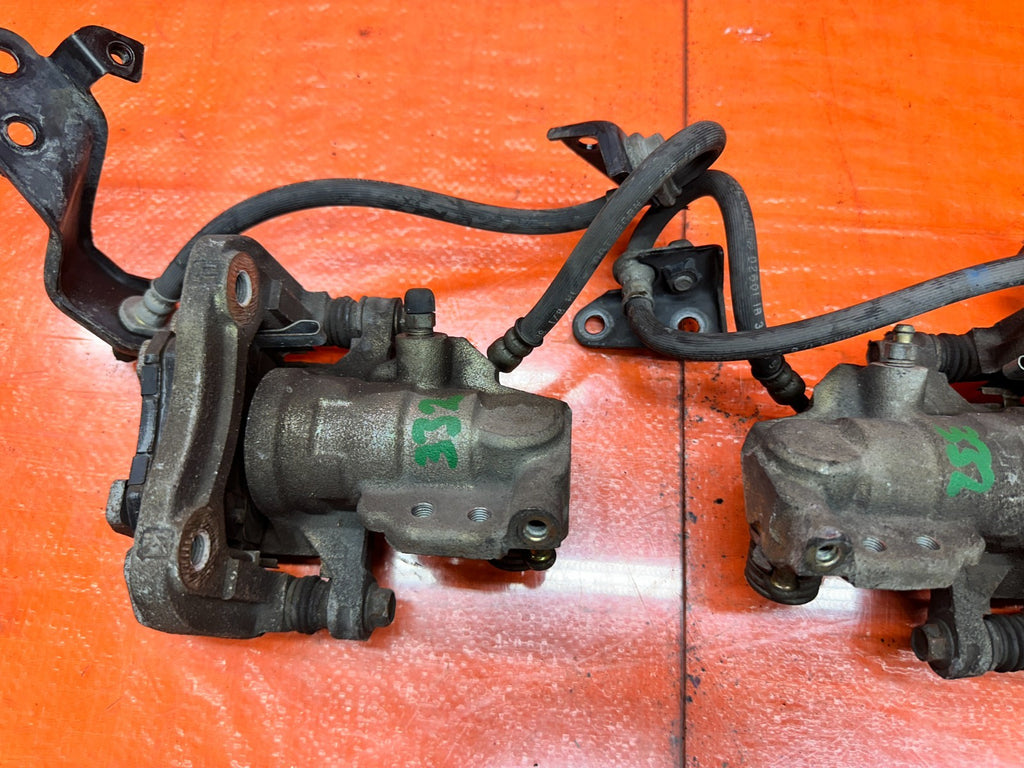 92 96 HONDA PRELUDE REAR BRAKE CALIPERS PAIR LEFT RIGHT OEM #3326