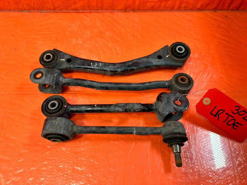 13 16 HYUNDAI GENESIS COUPE   LEFT REAR CONTROL ARMS UPPER LOWER ALL 4 OEM 30210