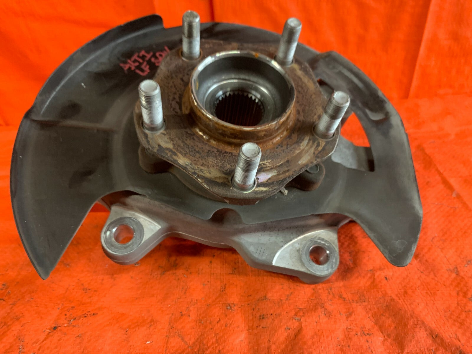 14 18 NISSAN ALTIMA BASE S SL SV   DRIVER LEFT FRONT SPINDLE KNUCKLE HUB OEM2