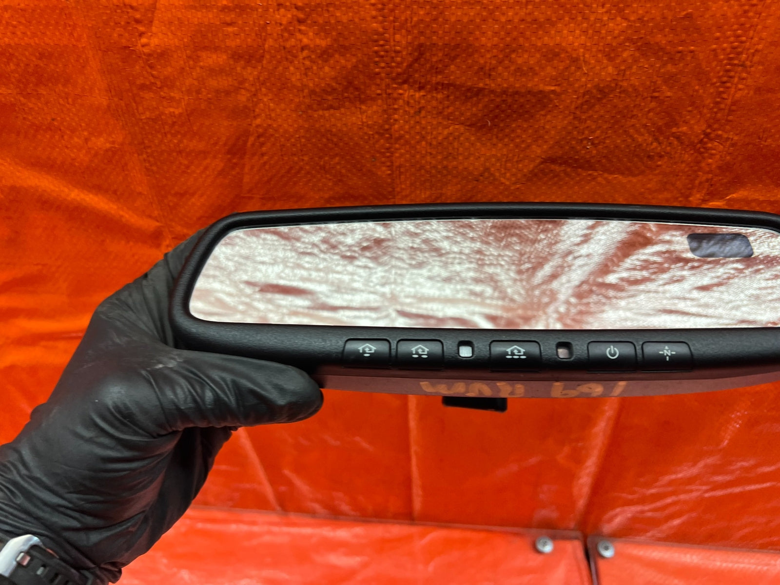 08 15 INFINITI G37 & Q60   2D COUPE   REAR VIEW MIRROR W/ COMPASS   OEM #1696