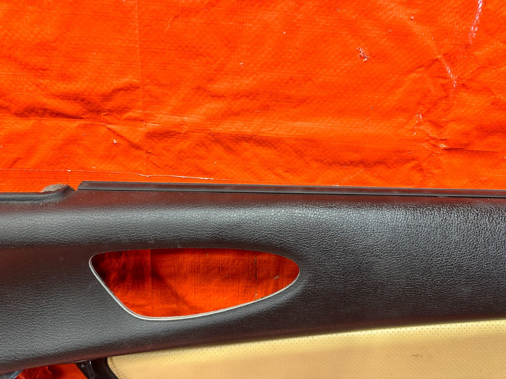 07 11 MAZDA RX8 RX 8   PASSENGER RIGHT DOOR PANEL TRIM CARD   BLACK TAN OEM 3037