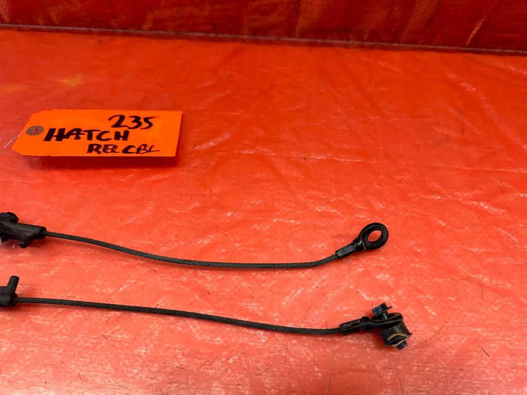92 95 HONDA CIVIC HATCHBACK   LEFT & RIGHT TAILGATE SUPPORT CABLES   OEM #2353