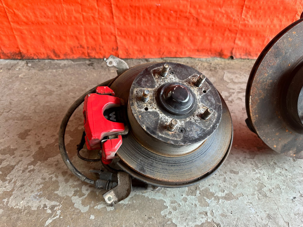 RSX HONDA INTEGRA DC5 TYPE R BREMBO SUSPENSION W/ ALUMINUM ARMS SPINDLES HUBS13