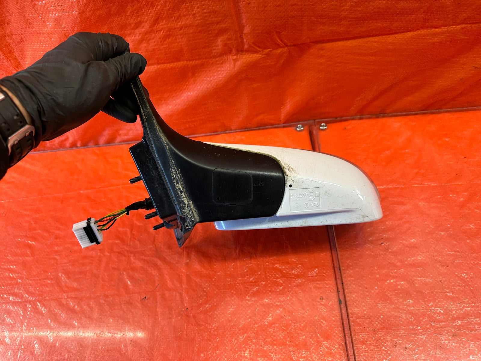 10 16 HYUNDAI GENESIS COUPE DRIVER LEFT EXTERIOR SIDE VIEW MIRROR W/ SIGNAL 21910