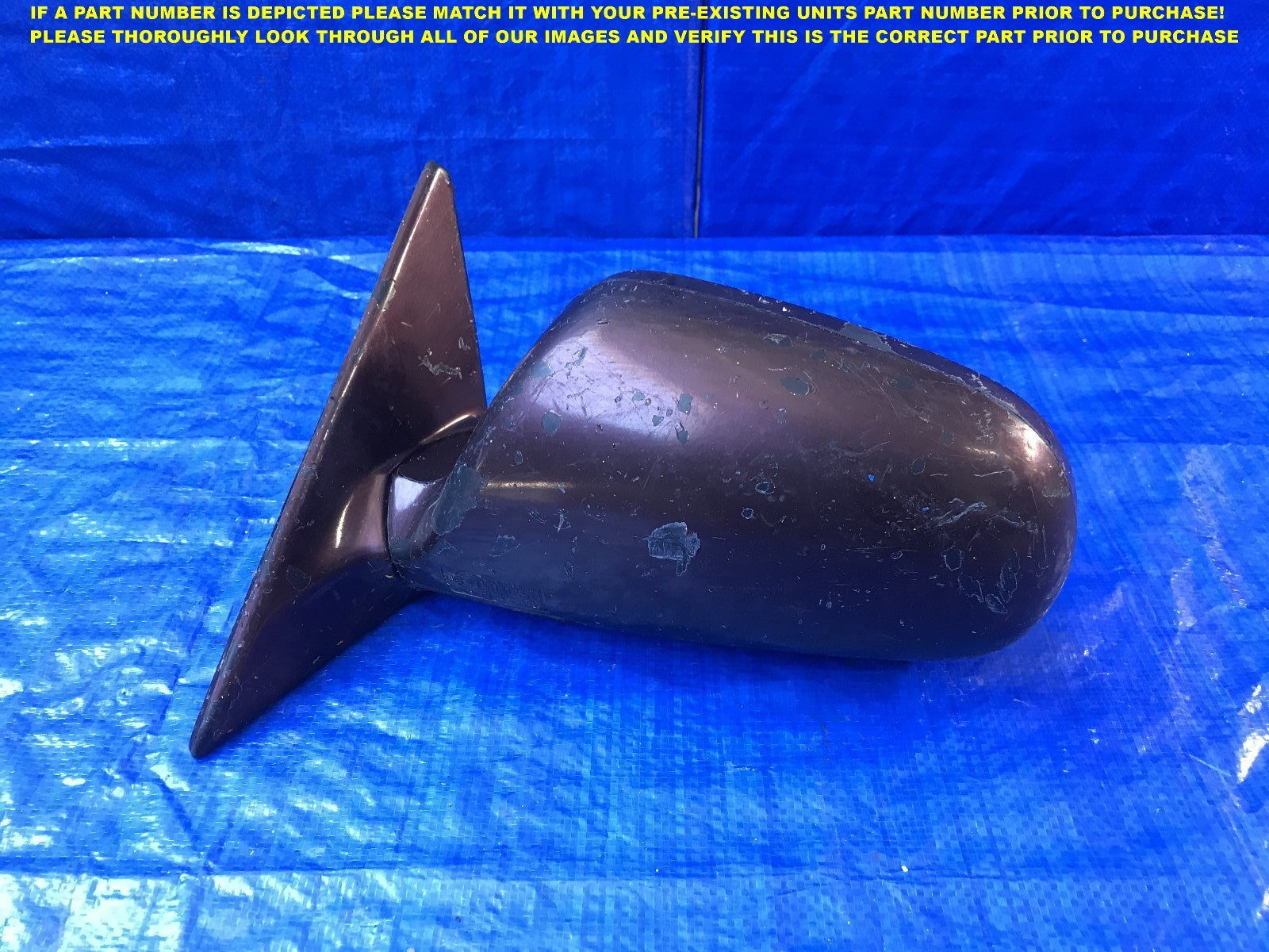 OEM 1990 1991 1992 1993 HONDA ACCORD DRIVER LEFT SIDE VIEW MIRROR E101173640