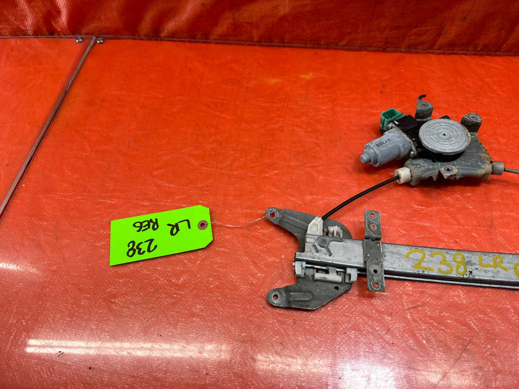 09 13 INFINITI  G37 SEDAN   DRIVER LEFT REAR   WINDOW REGULATOR W/ MOTOR OEM 2385