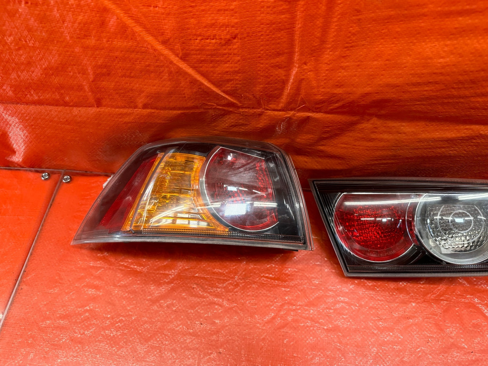 08 15 LANCER EVOLUTION X EVO 10   LEFT RIGHT INNER OUTER TAIL LIGHTS LAMPS #21411