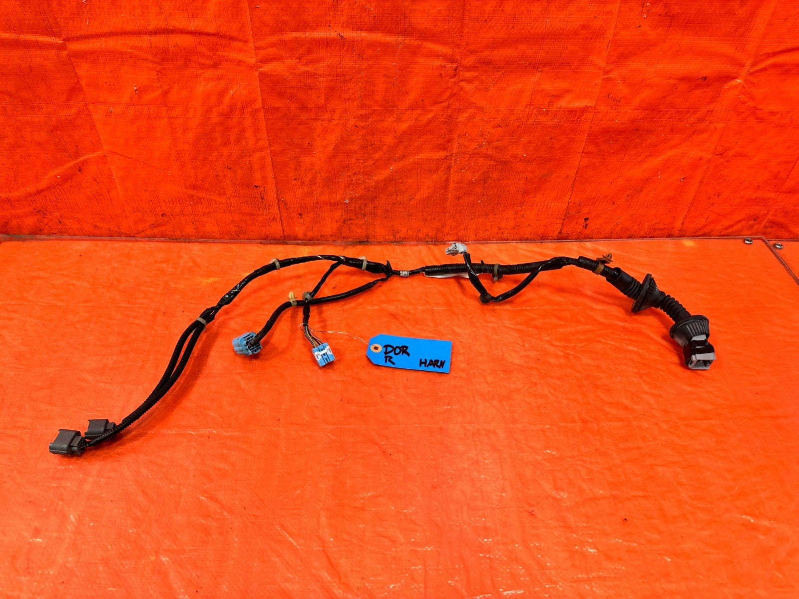04 08 ACURA TSX   PASSENGER RIGHT REAR DOOR WIRING HARNESS WIRE LOOM OEM #3040