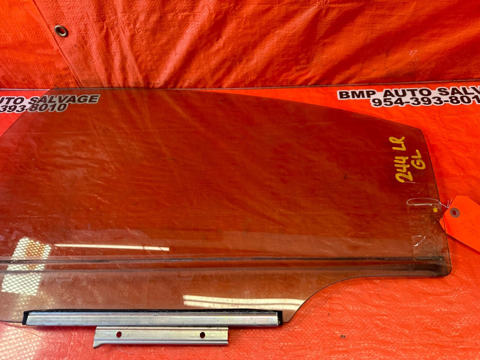 07 12 LEXUS ES350   DRIVER LEFT REAR DOOR GLASS WINDOW   OEM FACTORY #2447