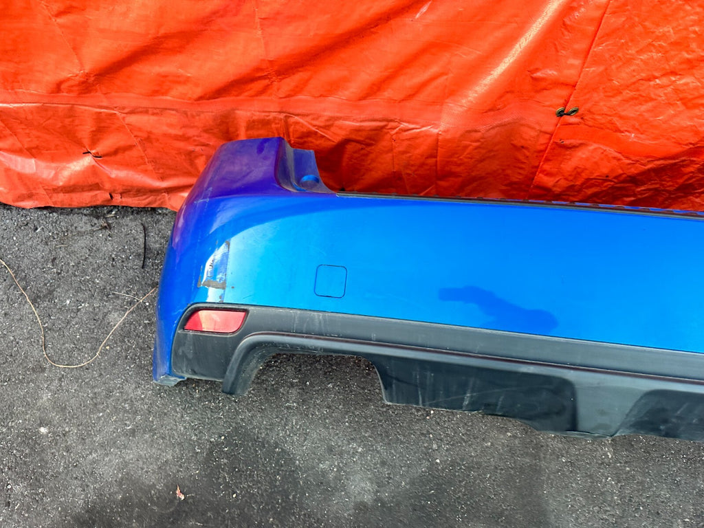 08 14 SUBARU IMPREZA WRX & STI WAGON   REAR BUMPER COVER   BLUE COLOR   OEM 2838