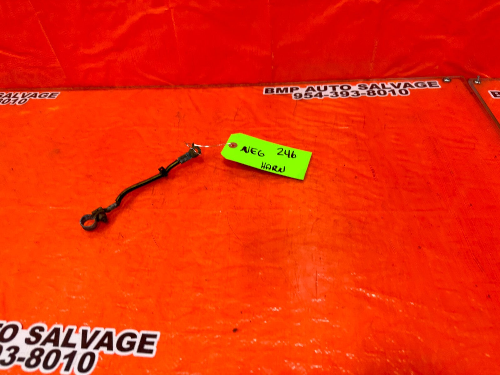 96 01 ACURA INTEGRA   NEGATIVE TERMINAL BATTERY GROUND WIRE HARNESS OEM #2467