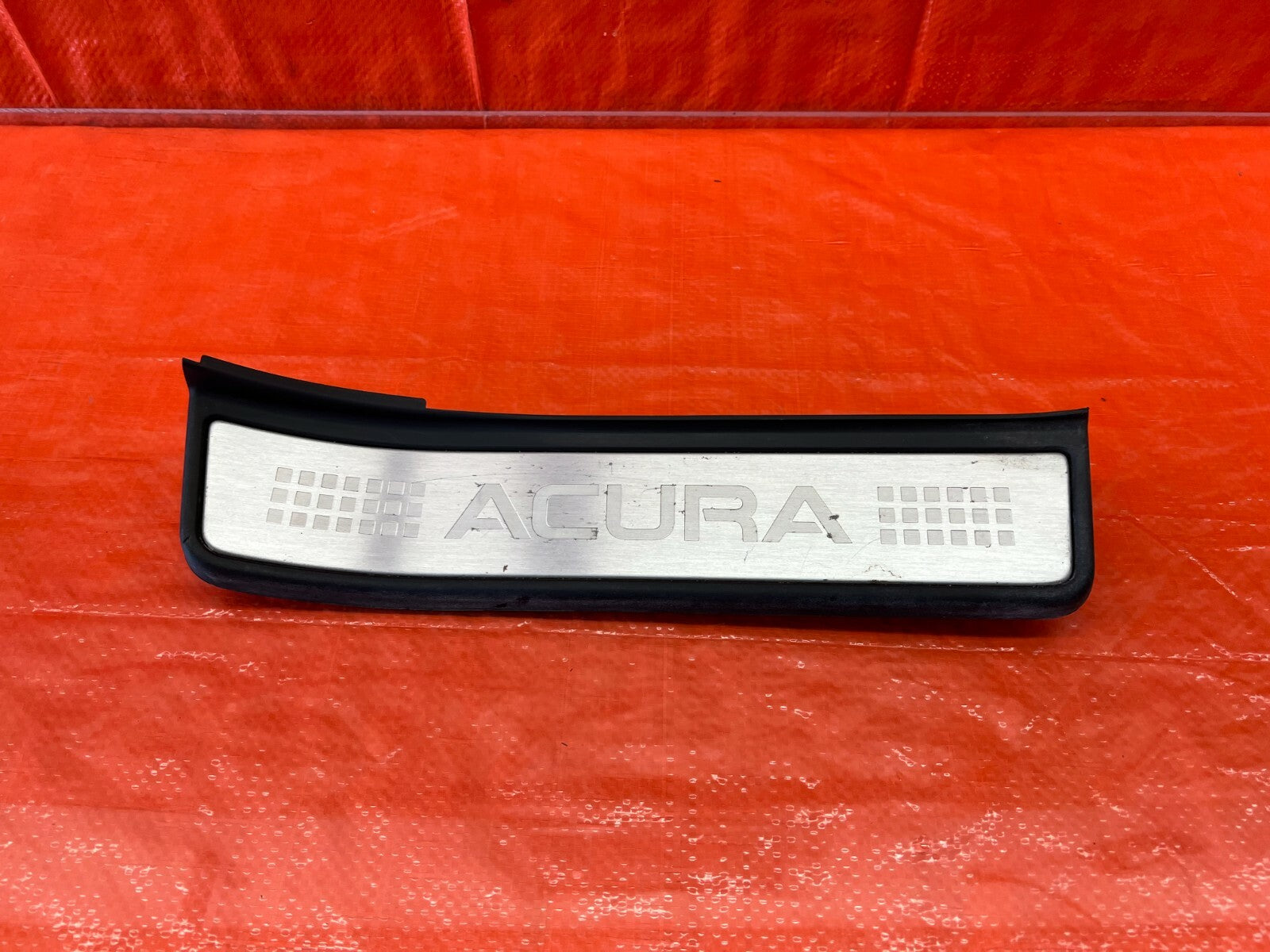 04 06 ACURA TL  FLOOR PILLAR SCUFF PLATE   PASSENGER RIGHT REAR SIDE   OEM #1080