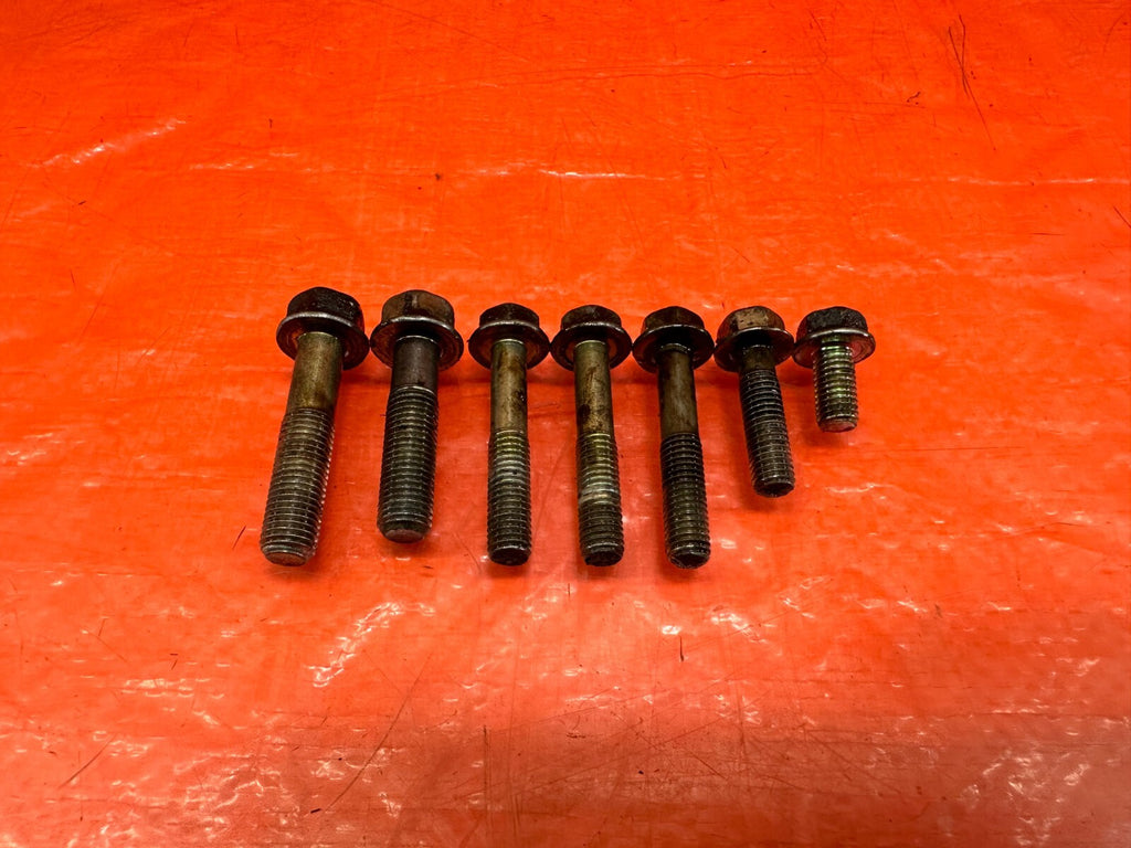 93 97 HONDA DEL SOL   D16Z6   ENGINE STIFFENER BRACKET BOLTS HARDWARE OEM #2271