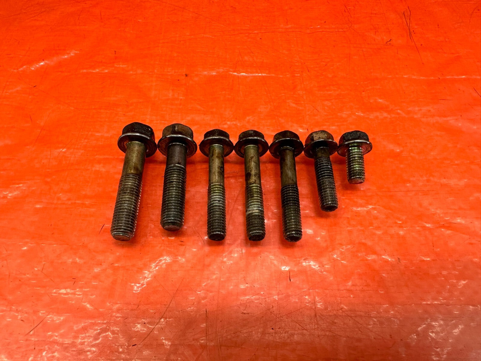 93 97 HONDA DEL SOL   D16Z6   ENGINE STIFFENER BRACKET BOLTS HARDWARE OEM #2271