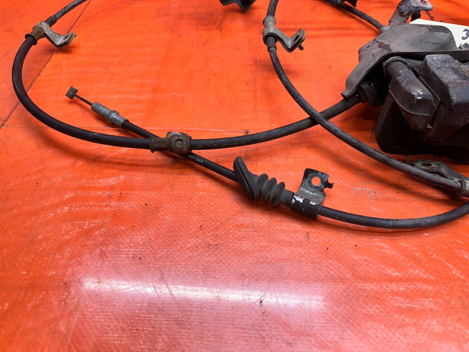 97 01 HONDA PRELUDE 2.2L REAR LEFT RIGHT BRAKE CALIPERS E BRAKE CABLES OEM #3369