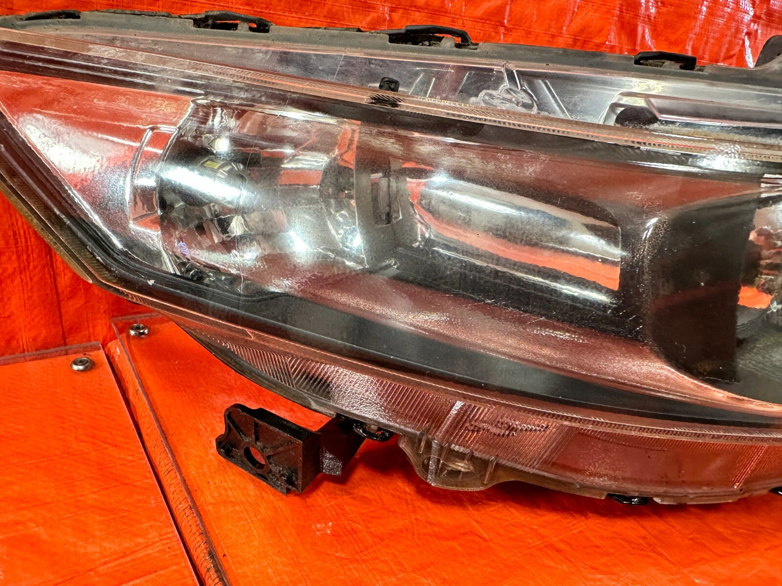 09 14 ACURA TSX   JDM MODEL BLACK HOUGING HEADLIGHT HEADLAMPS   W/ BALLASTS OEM15