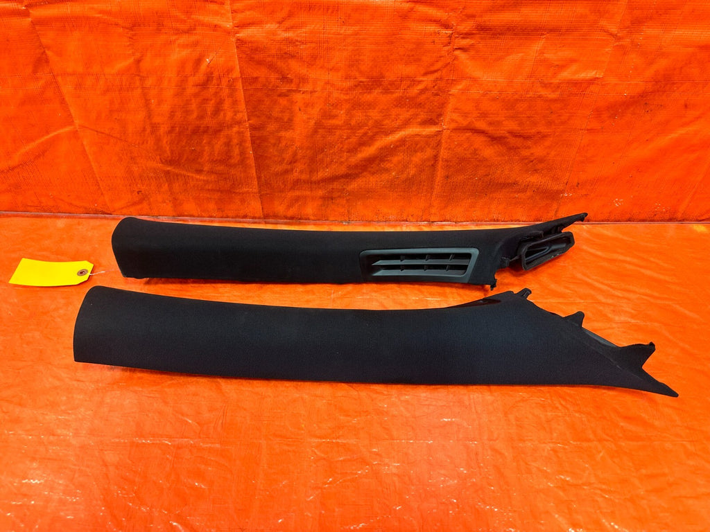 17 20 INFINITI Q60   LEFT & RIGHT A PILLARS   BLACK   OEM FACTORY #2897